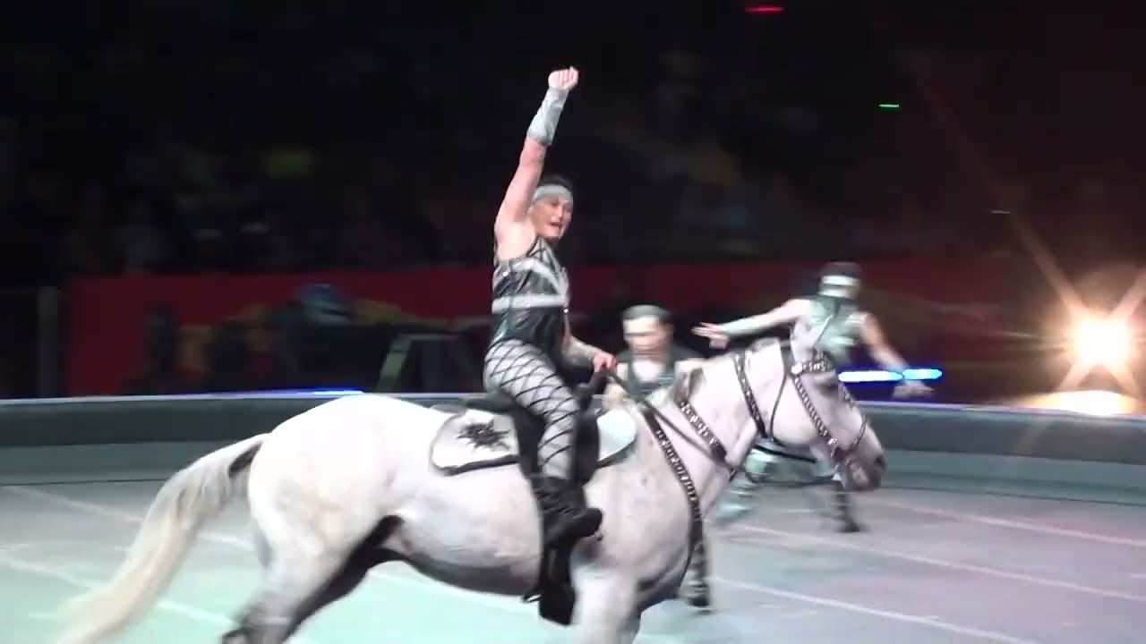 Dazzling Horse Riding Show at Ringling Brother's Circus