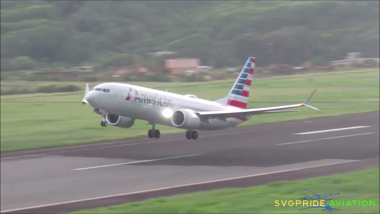 Argyle International: American Airlines - B38M - Shout out to Captain Brian Chase from Antigua .