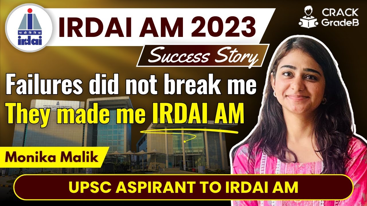 Ms. Monika Malik: IRDAI Assistant Manager toppers Strategy