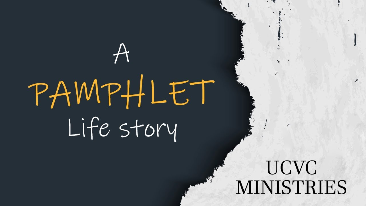 a PAMPHLET life story - Latest Telugu Christian short film from UCVC Ministries