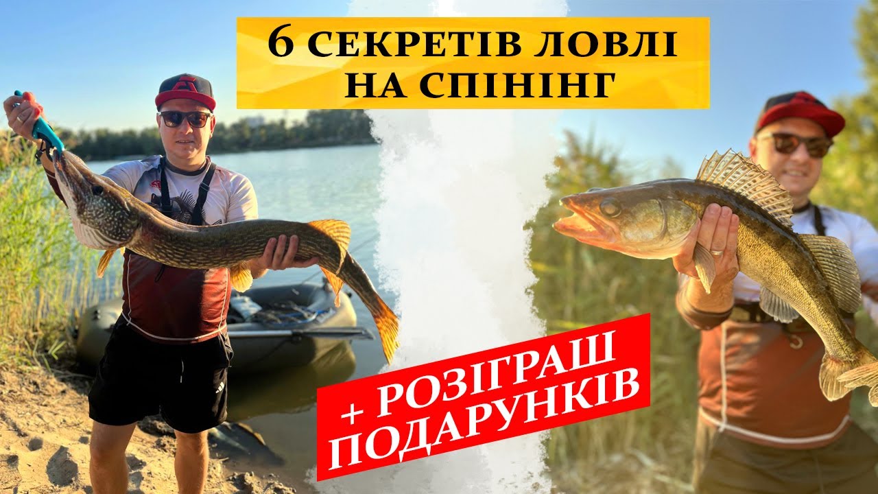 6 секретів ловлі на спінінг. Ловля судака та щука на спінінг. Рибалка на спінінг 2024