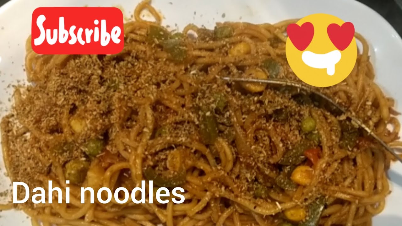 Veggie dahi noodles cook with Anita
