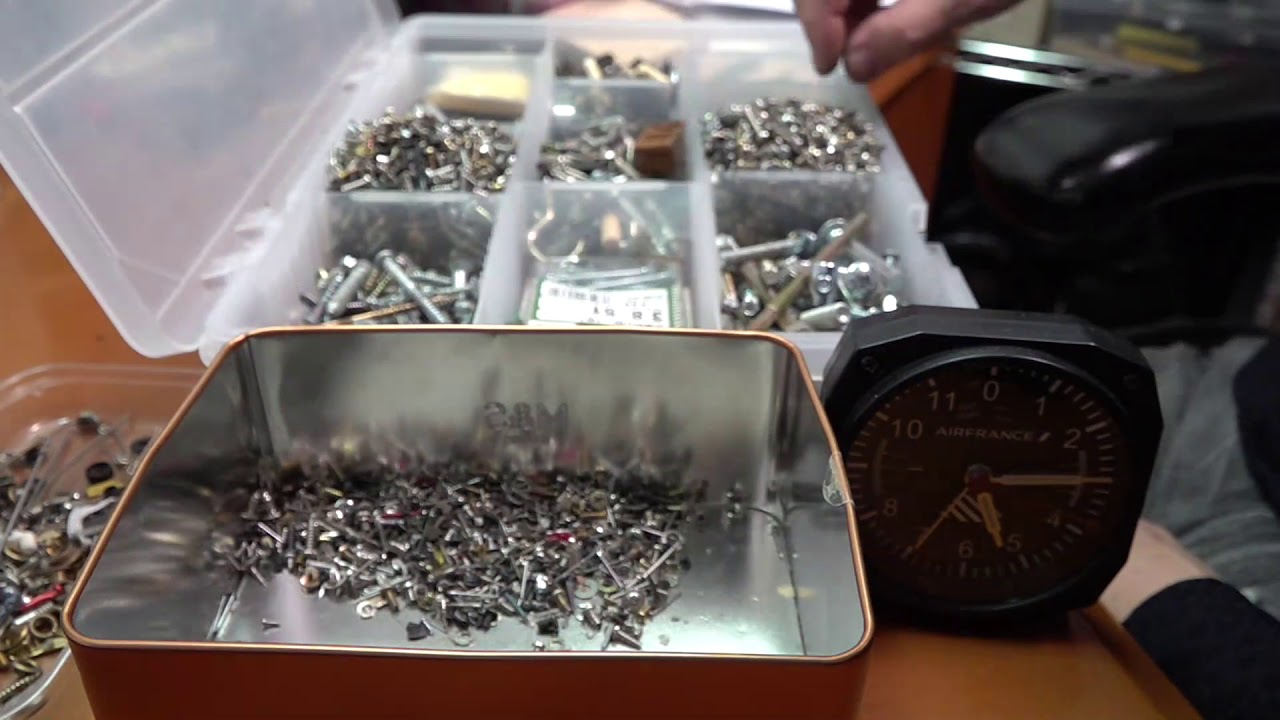 Sorting screws, bolts and junk