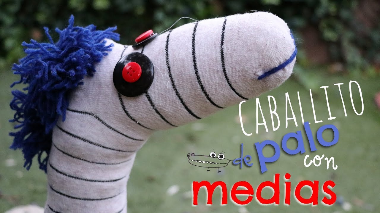 Cómo hacer un caballo de palo  ¡SÚPER FÁCIL! 🐴😆