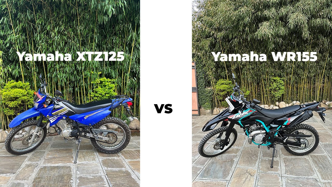 Yamaha WR155 versus XTZ125