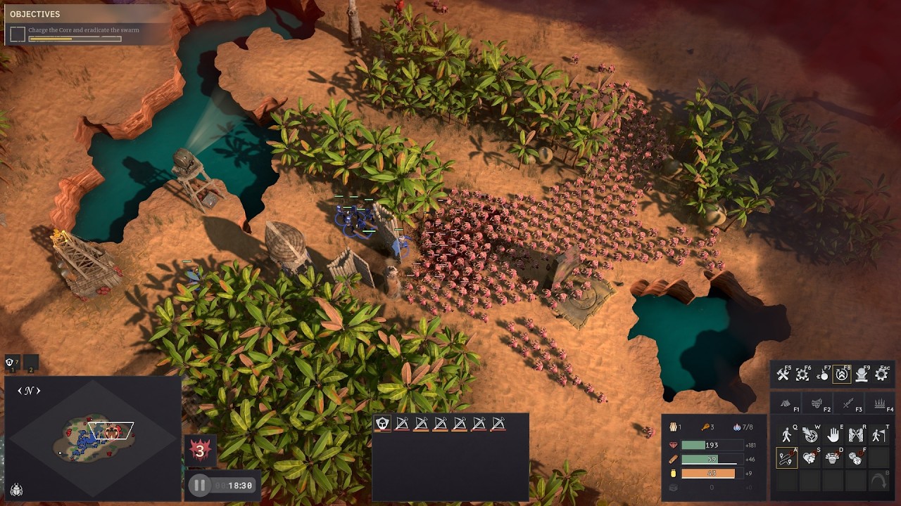 Here Comes the Swarm Gameplay (No Commentary)