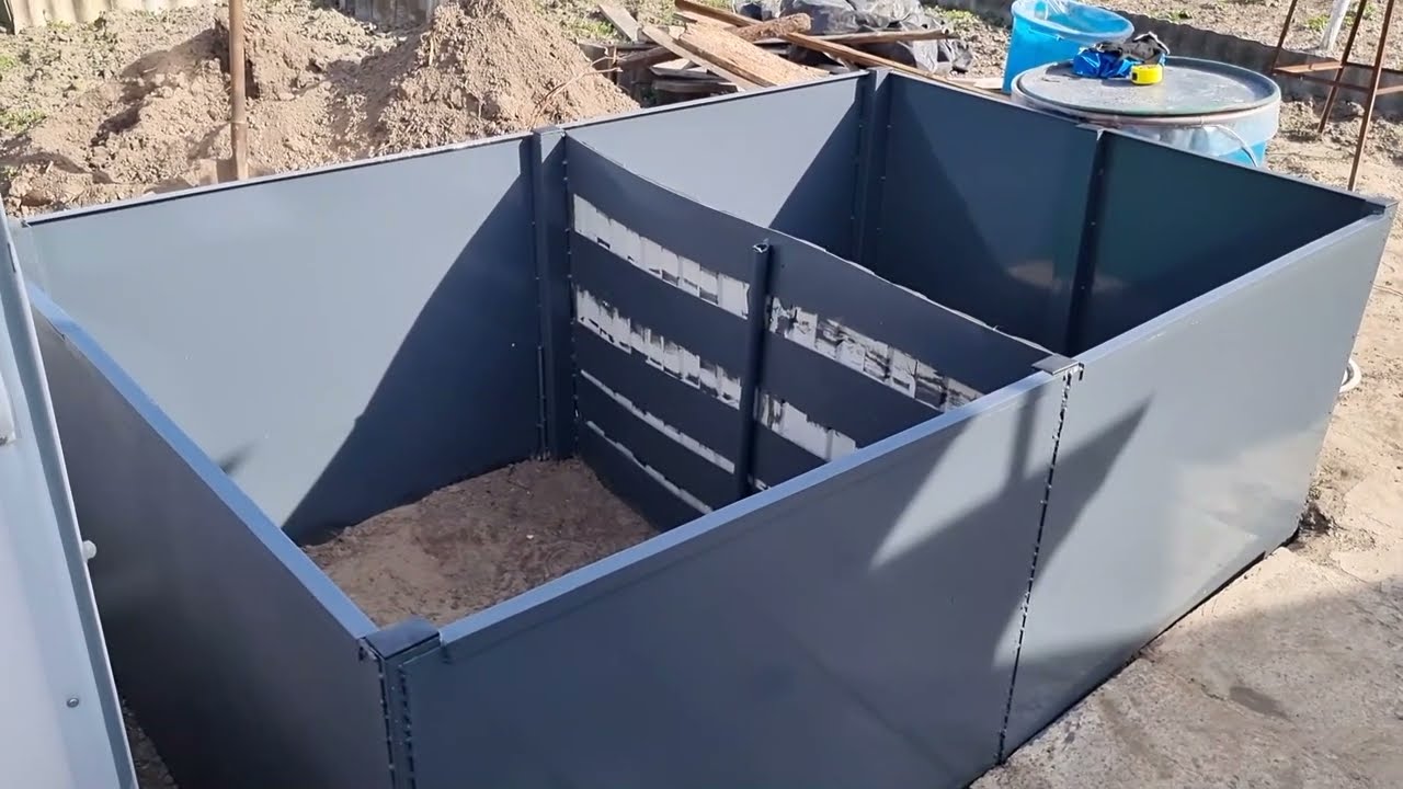 Садовый компостер из металла своими руками.