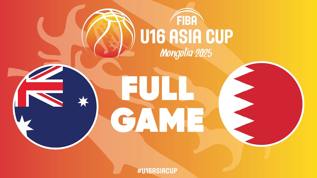 Group Phase | Australia v Bahrain | Full Basketball Game | FIBA U16 Asia Cup 2025