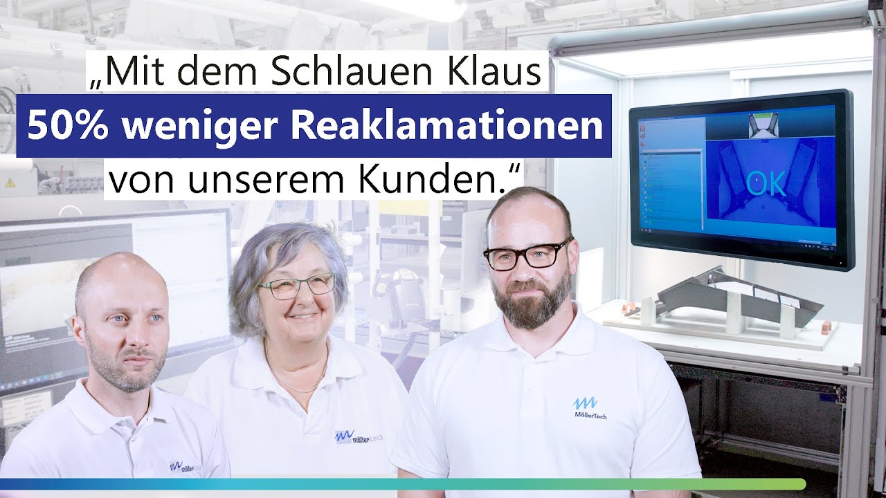 Möllertech: Endkontrolle von Kunststoffteilen für Automotive Zulieferer - Der Schlaue Klaus®