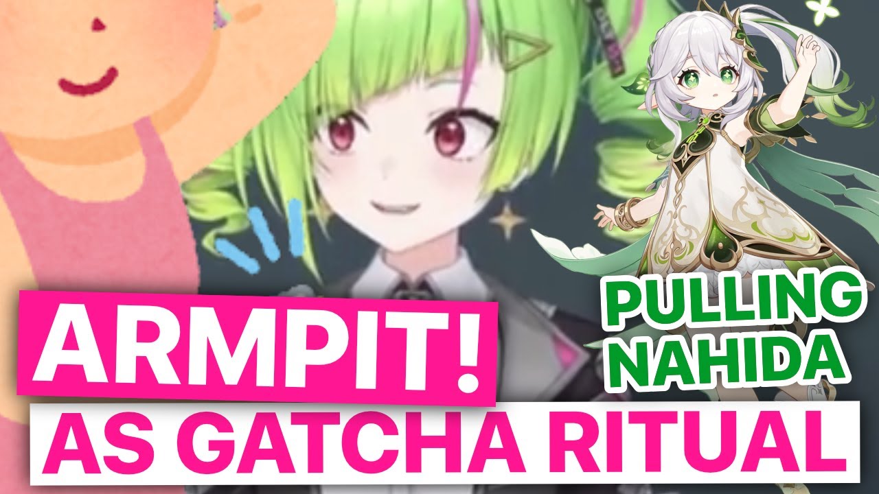 Praying To Armpit Gods For Gacha Luck While Pulling Nahida (Delutaya) [Eng Subs]