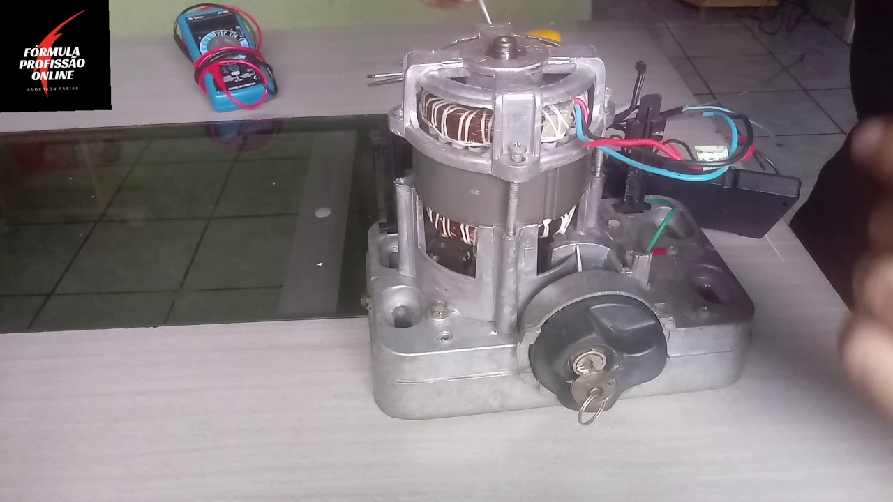 como trocar estator bobina motor de portão elétrico ppa