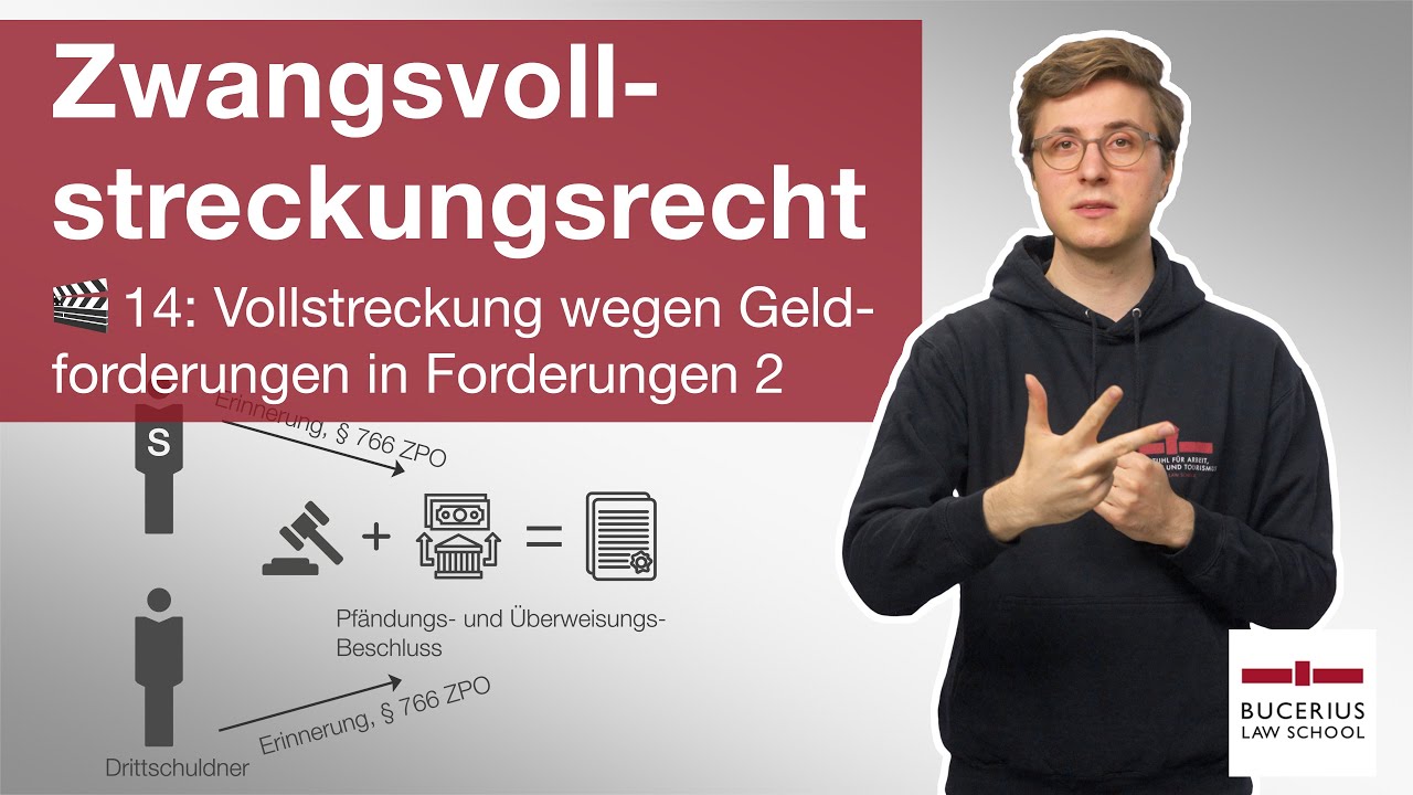 🟨 Vollstreckung wegen Geldforderungen in Forderungen (Teil 2) | 🎬 14 | ZPO-Zwangsvollstreckungsrecht