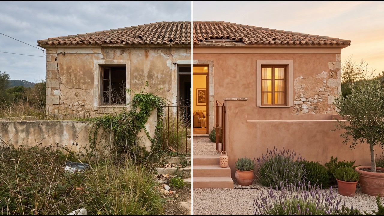 Abandoned House Renovation | Full Exterior to Interior Transformation
