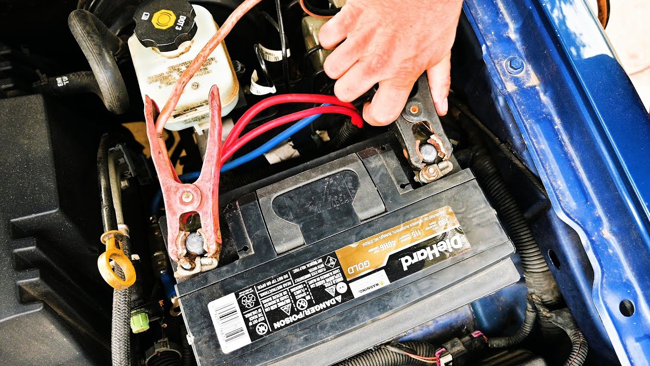 Запуск ЛЮБОГО автомобиля: верхняя стойка, боковая стойка и скрытые батареи (проверьте напряжение ...