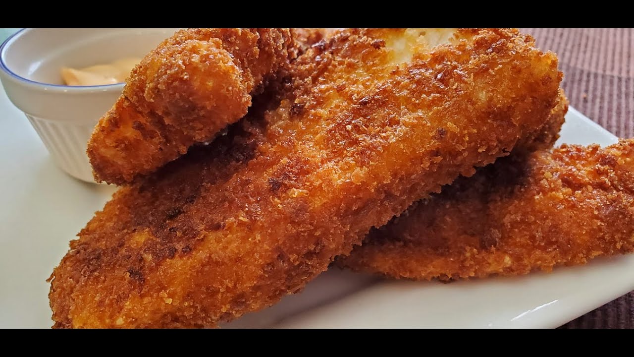 Breaded Basa fillet in Panko bread crumbs! Ready in minutes!