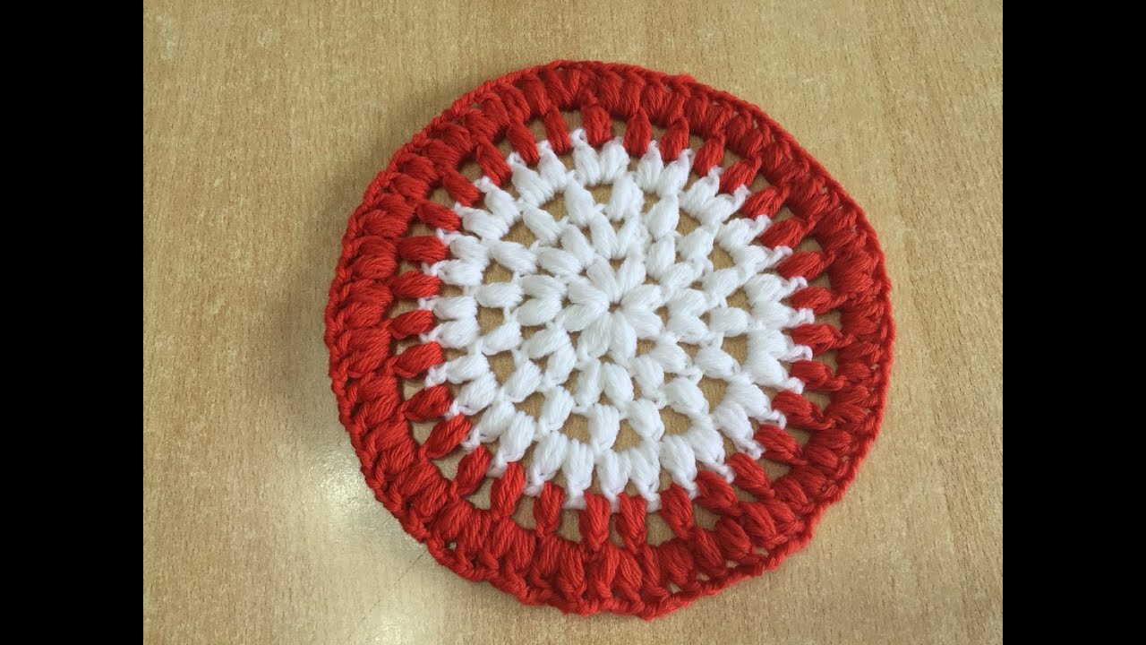 Point popcorn rond au crochet @Alextitia Tuto Crochet