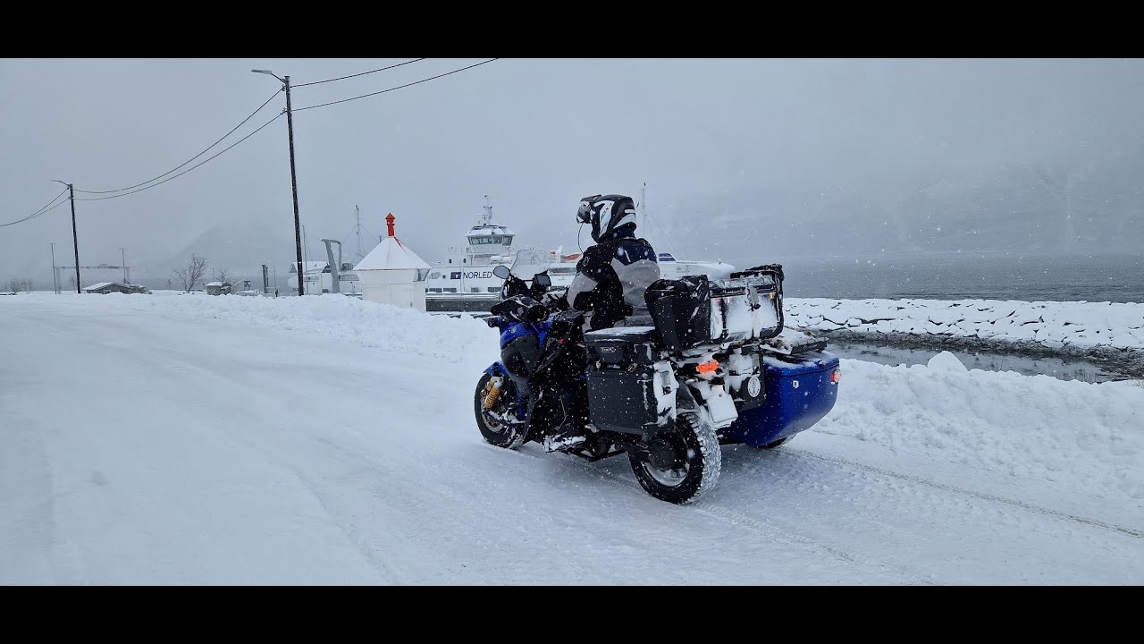 8ème épisode Road Trip en Side Car jusqu'au Cap Nord à la rencontre des Aurores Boréales