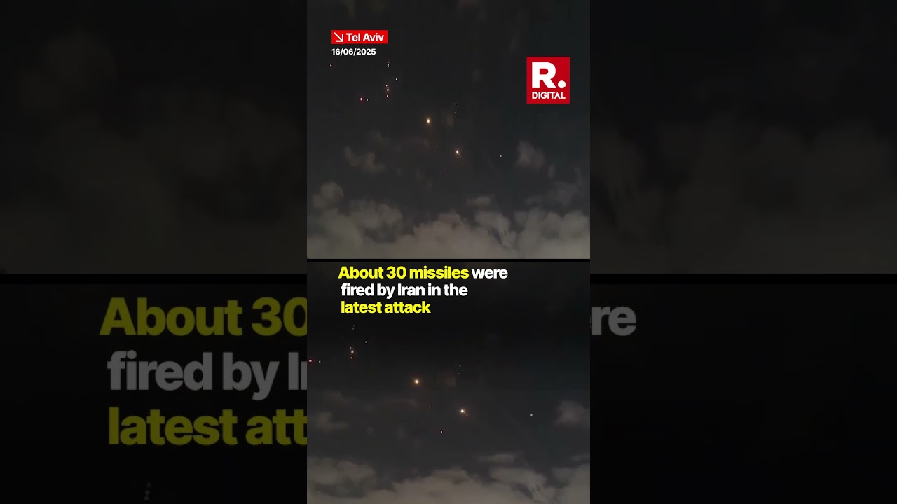 Iranian Ballistic Missiles Directly Hit The Israeli City Of Tel Aviv