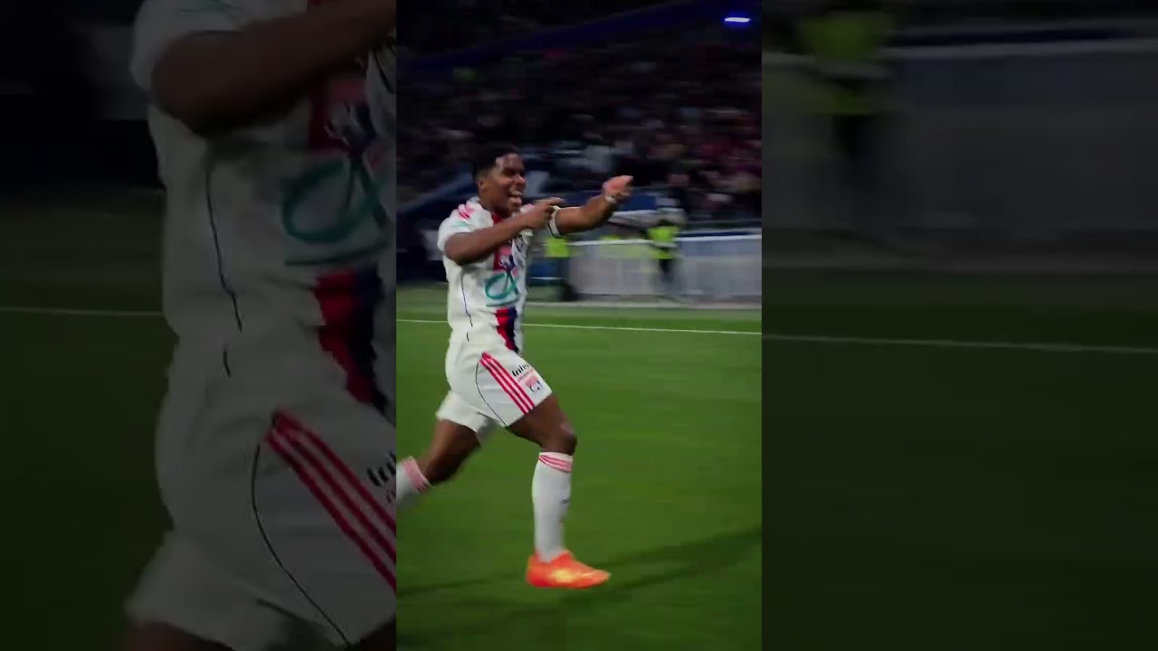 What a hit by Brazilian star Endrick to give Lyon 🔥 #football  #goal  #endrick #shortvideo #fyp