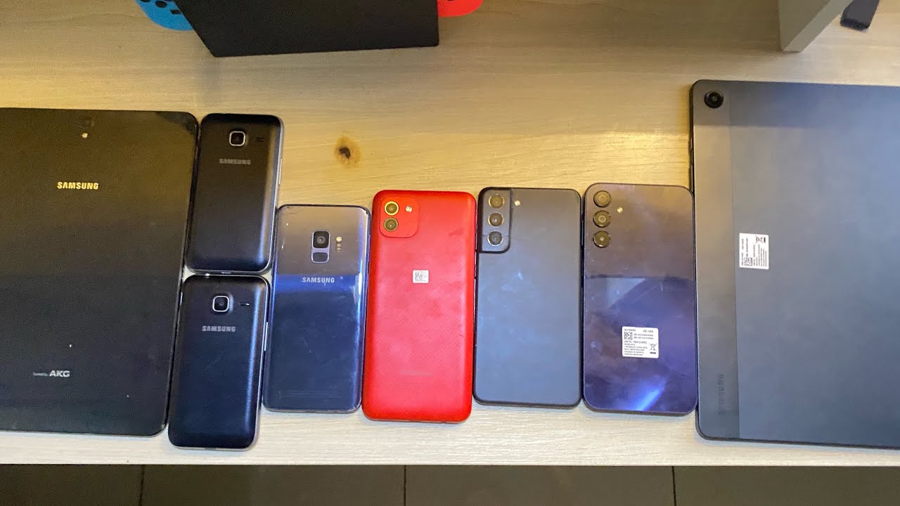 All my Samsung phones collection