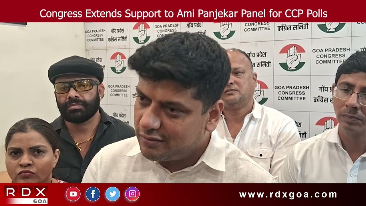 Congress Extends Support to Ami Panjekar Panel for CCP Polls