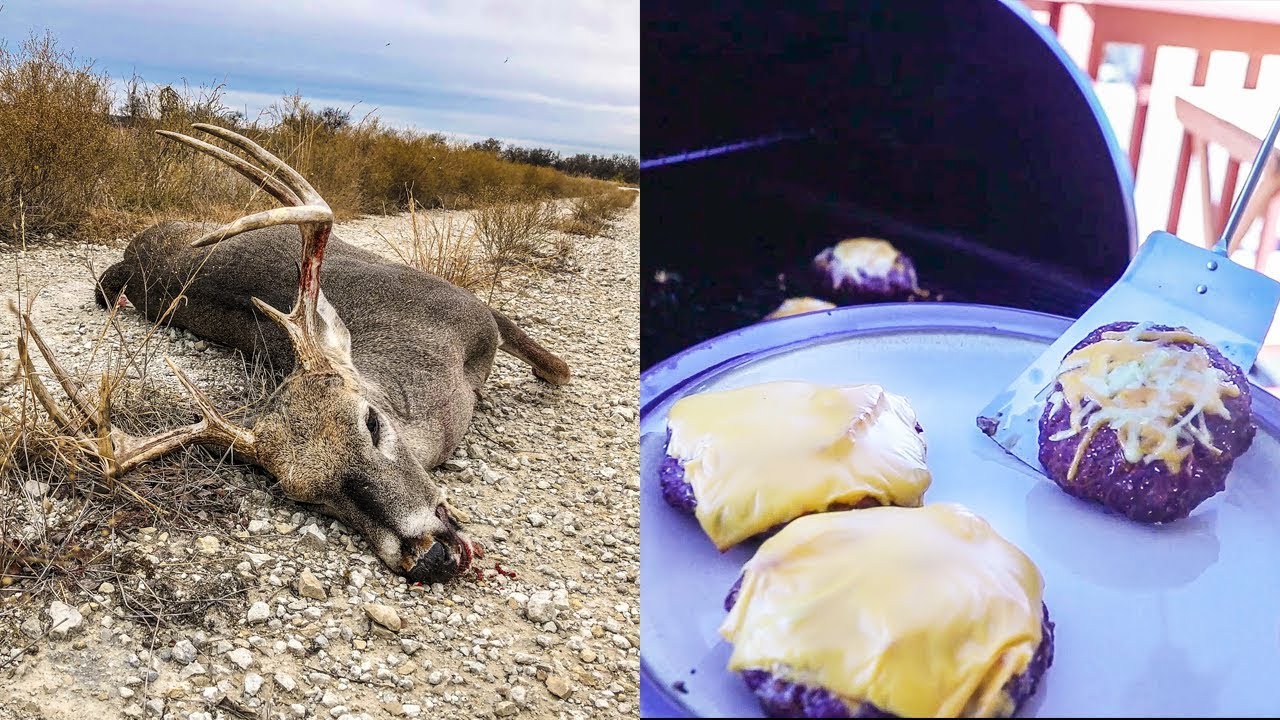 Smoking Deer Burgers!! (CATCH and COOK)