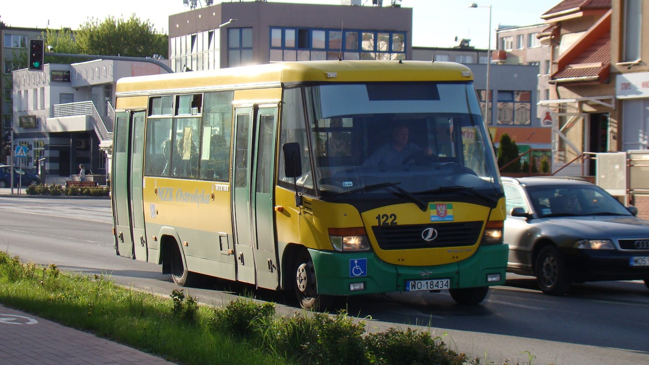 Jelcz M081MB3 #122 [2006 - 2024] | Linia 7 - MZK Ostrołęka