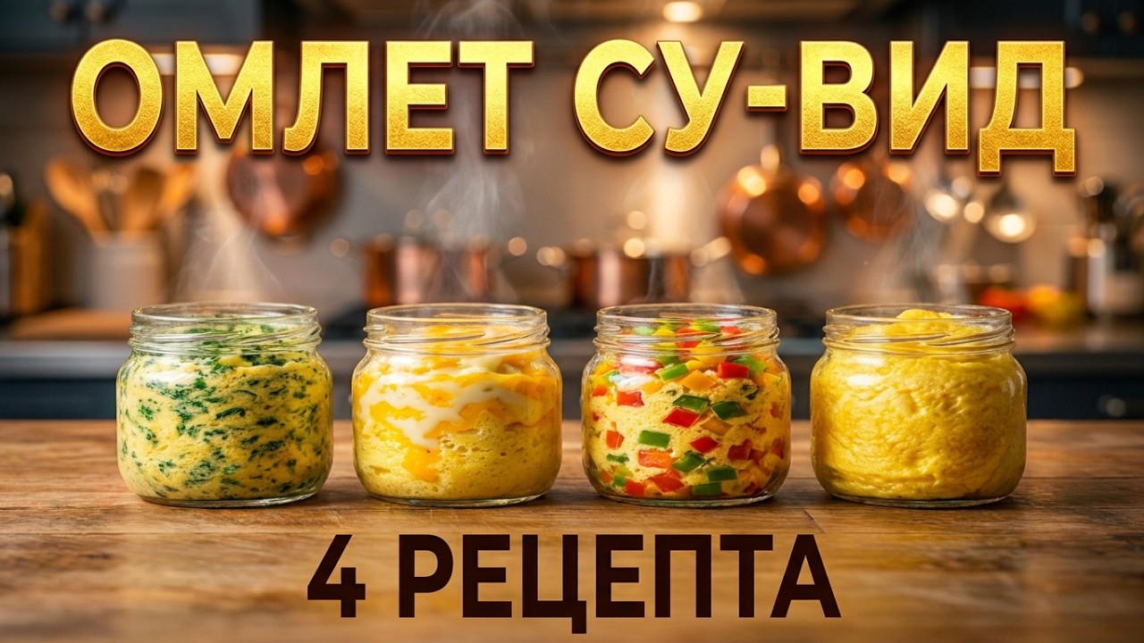 Идеальный ОМЛЕТ СУ ВИД  4 рецепта, секреты технологии и большой ЭКСПЕРИМЕНТ стоит ли оно того?