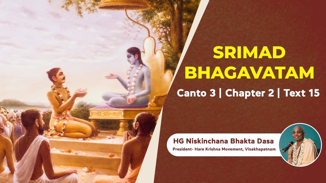 The real qualities of Devotees | SB 3.2.15 | HG Niskinchana Bhakta Dasa #live
