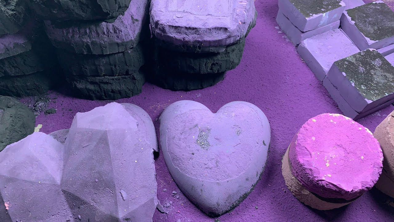 Pigment Asmr Purple and Black Iron Oxide Crush Soft,Powdery, Dusty So satisfying