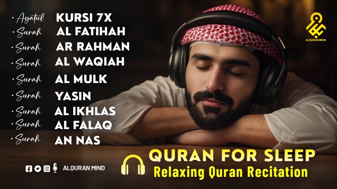 Quran recitation in a peaceful voice ✦ Alfatiha, Yasin, AlWaqiah, Arrahman, -By Alaa Aqel