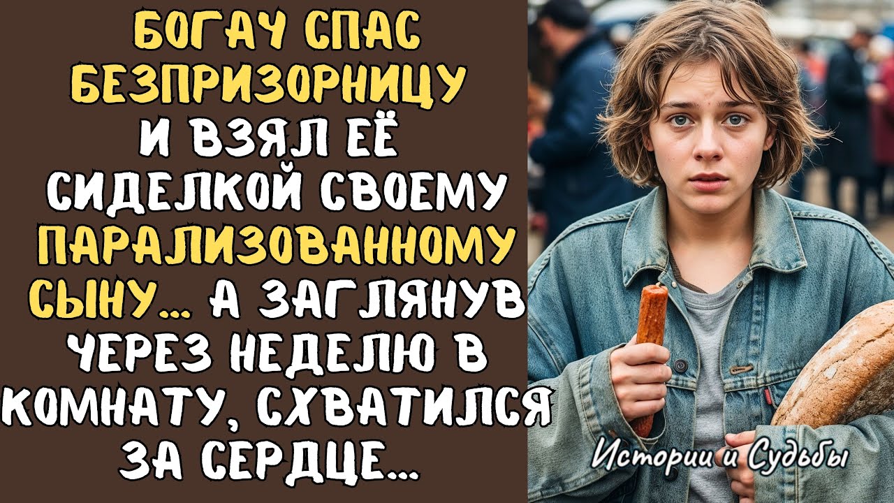 БОГАЧ спас БЕСПРИЗОРНИЦУ и взял её сиделкой своему парализованному сыну… А заглянув в комнату...