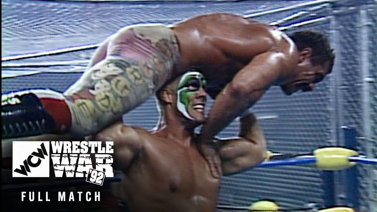 FULL MATCH: Sting’s Squadron vs. Dangerous Alliance – WarGames Match: WrestleWar 1992