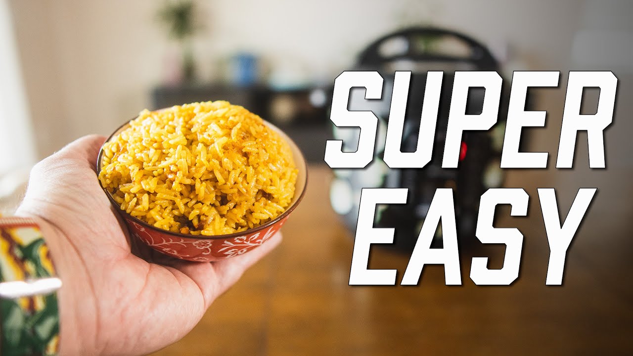 A Bag of Rice, Butter &, Water is all you need for AMAZING Instant Pot Yellow Rice!