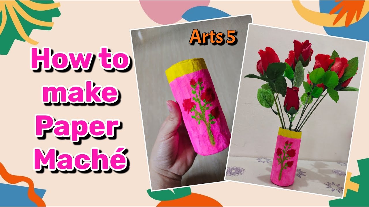 HOW TO MAKE PAPER MACHE | PAANO GUMAWA NG PAPER MACHE | EASY PAPER MACHE MAKING FOR ARTS 5