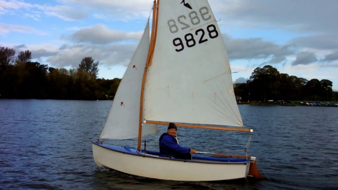 Heron dinghy at Ellesmere Shropshire
