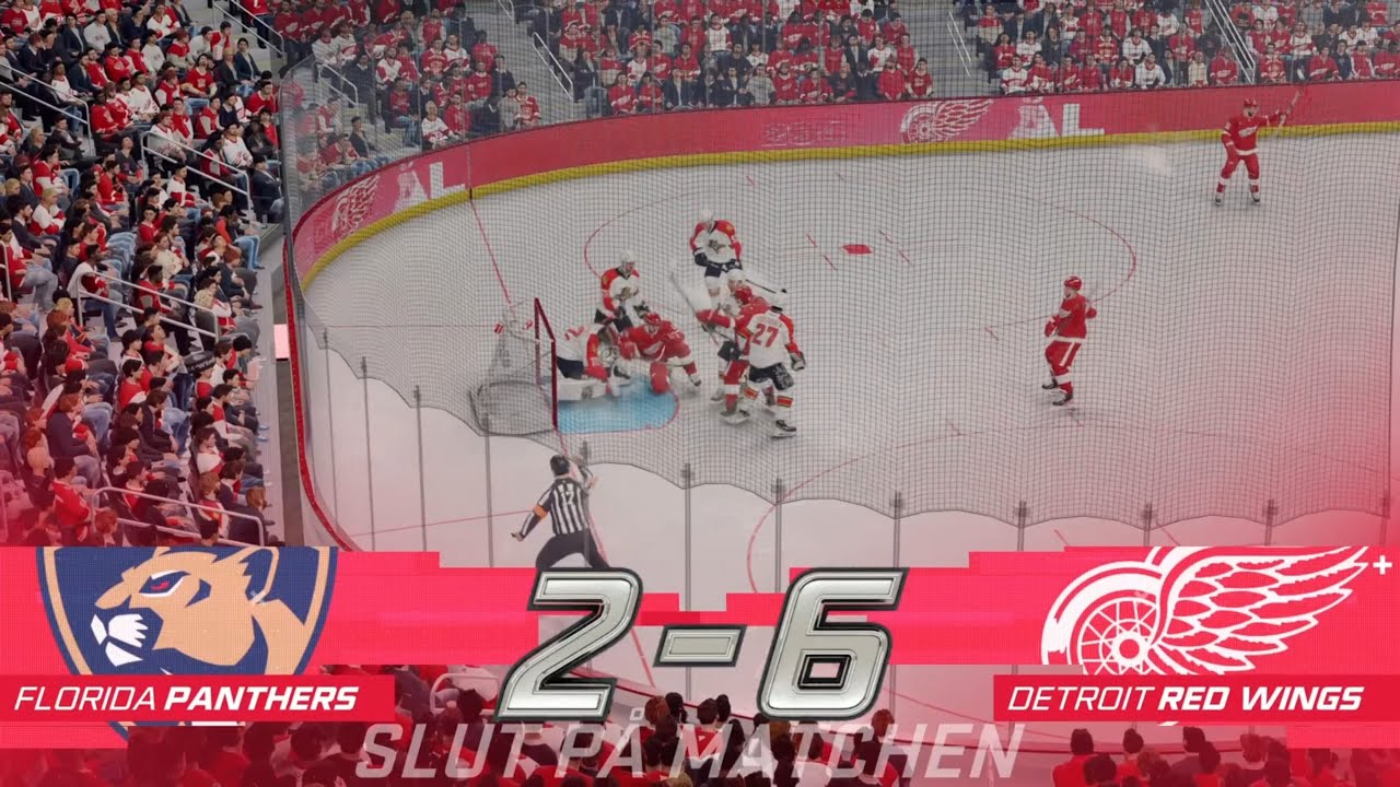 GAME 21 | Florida Panthers 2-6 Detroit Red Wings | NHL 25