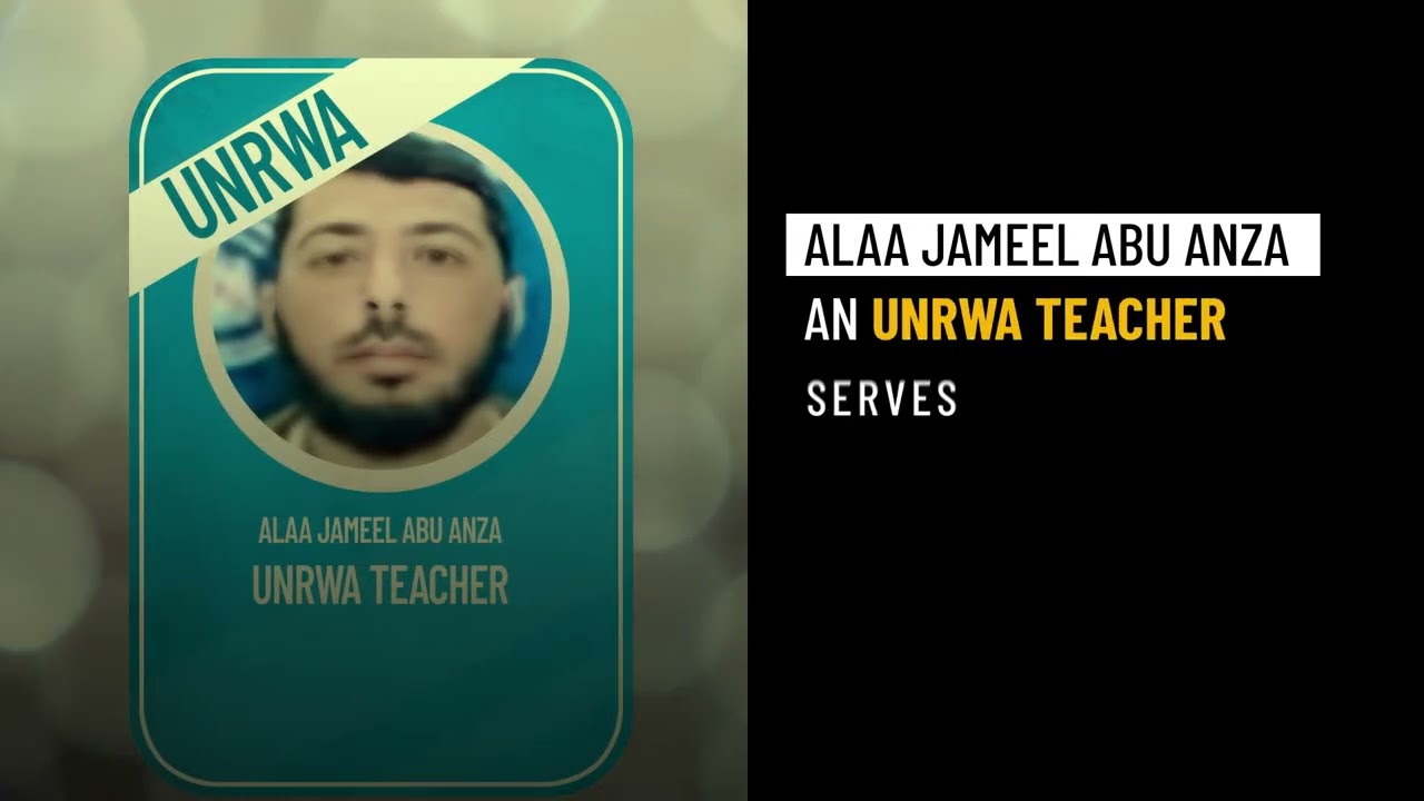 UNRWA Educators by Day &mdash; Hamas Terrorists by Night