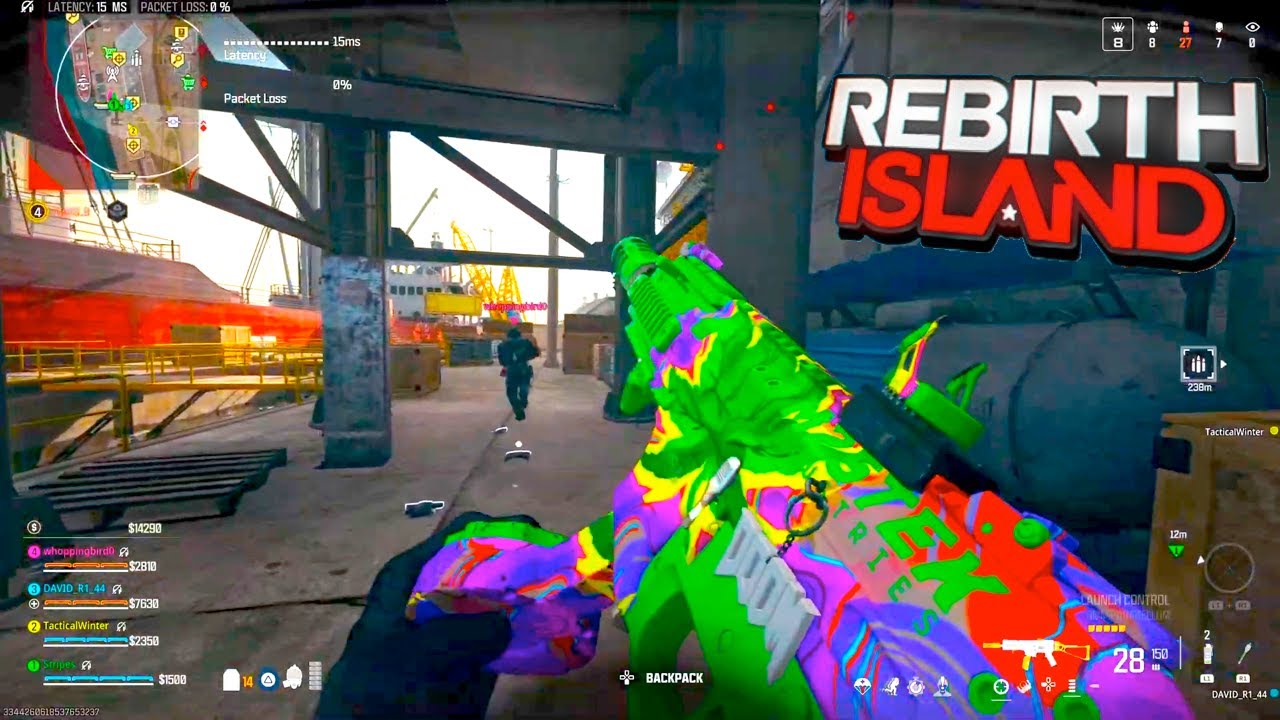 Warzone 3 Rebirth Island Quad Resurgence Gameplay PS5 (No Commentary)