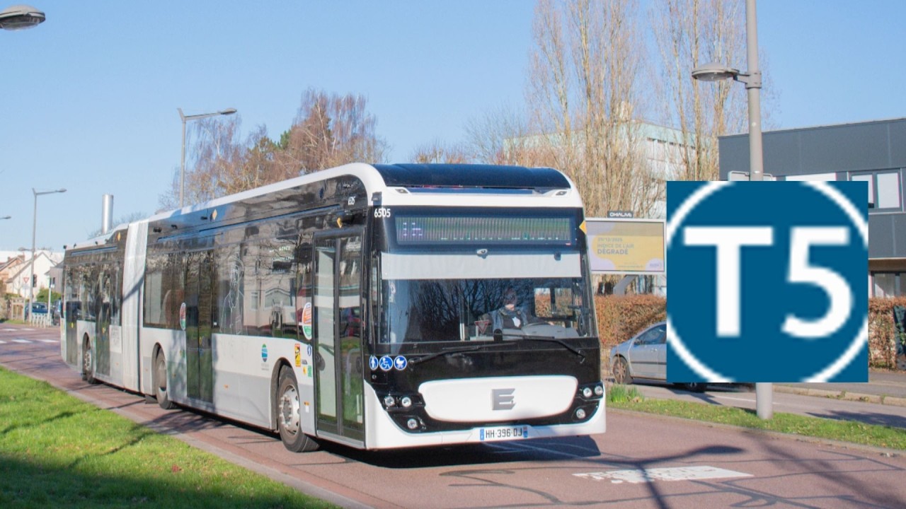 Ebusco 3.0 18m N&deg;6510 - Ligne T5 - R&eacute;seau Astuce - Rouen