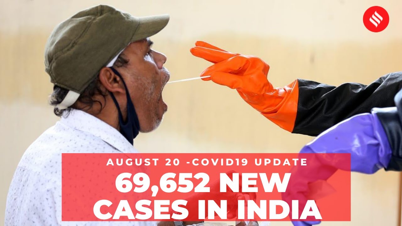 Coronavirus on August 20, 69,652 new cases registered in India