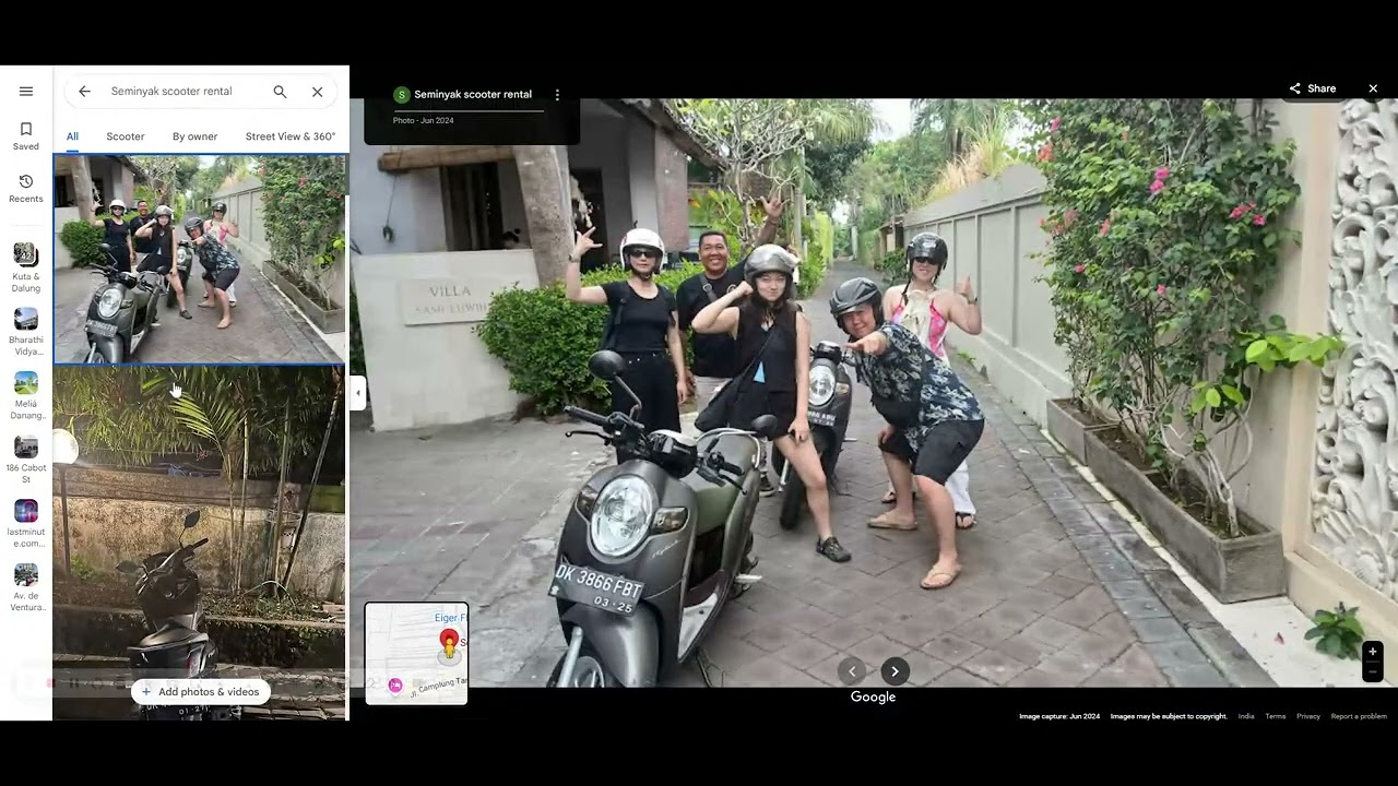Bali Renting A Scooter In Seminyak