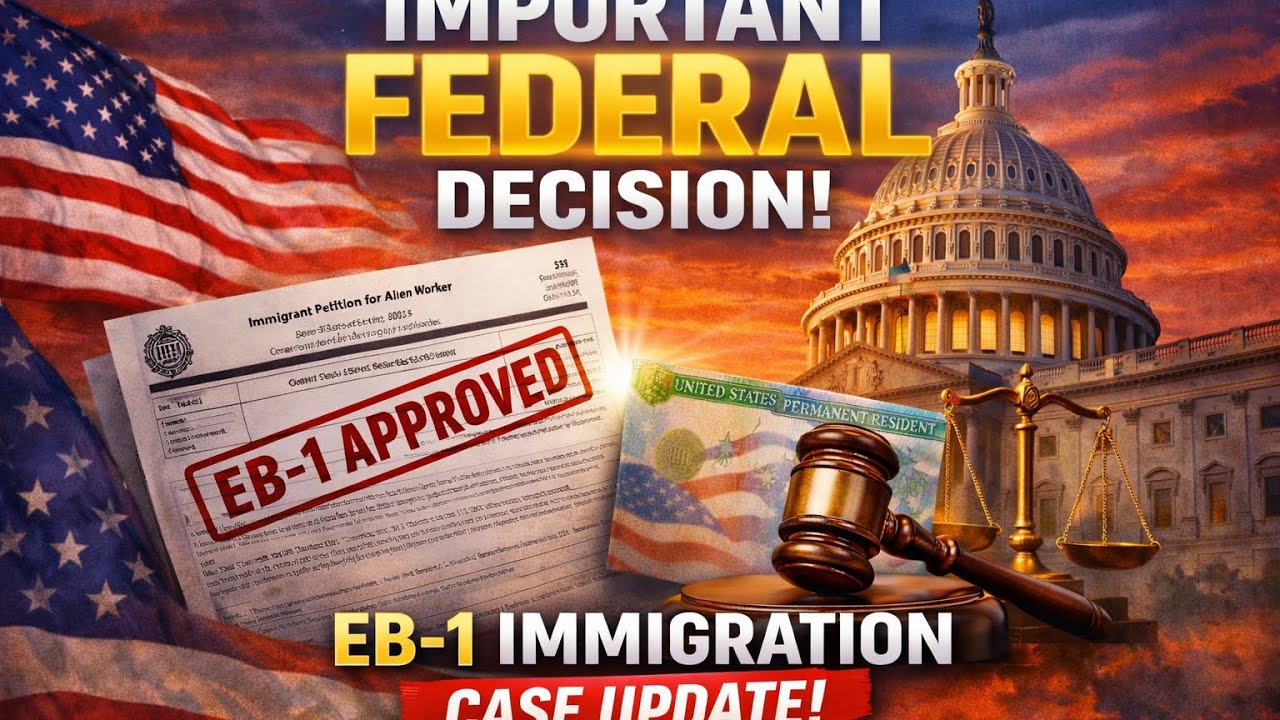 EXCELENTE NOVIDADE PARA VISTOS EB1-A E O-1