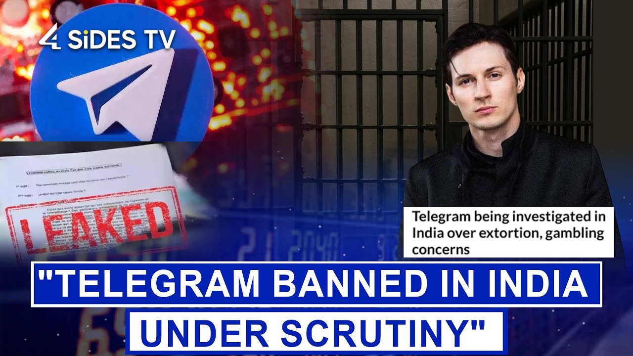 Telegram banned in India, under scrutiny || @4SiDESTVEnglish