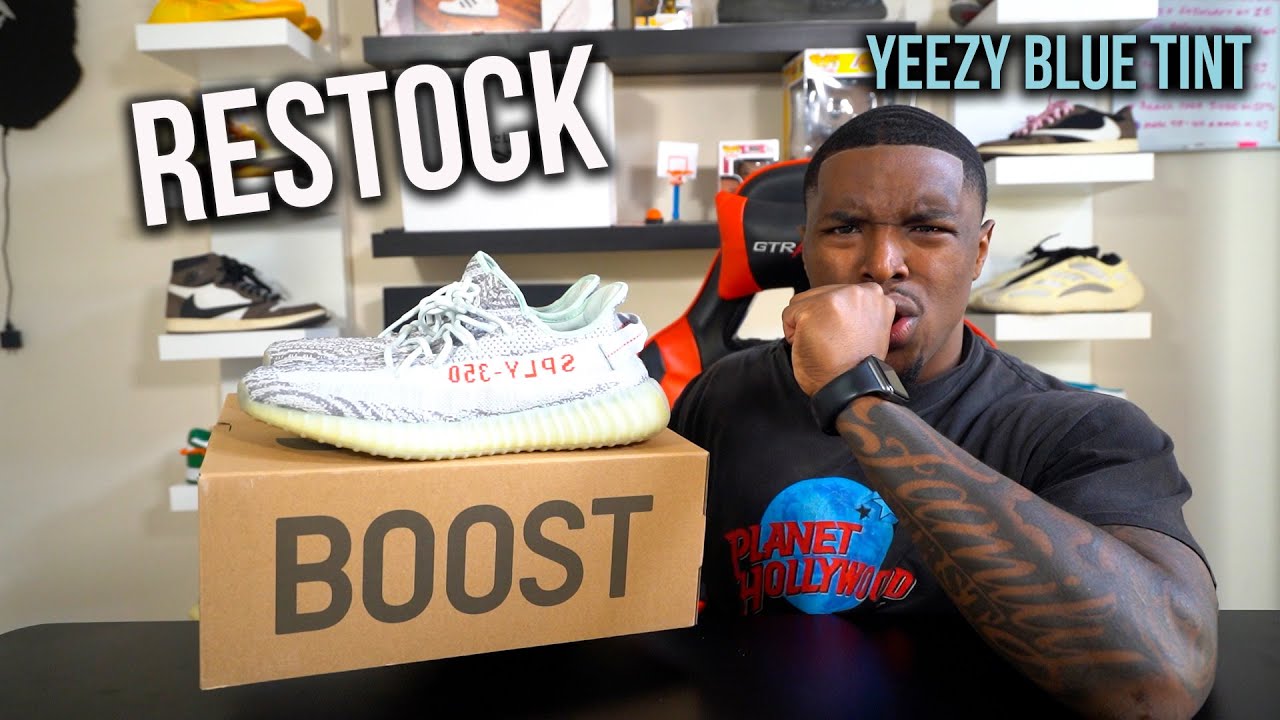 Adidas Yeezy Boost 350 v2 Blue Tint Restock