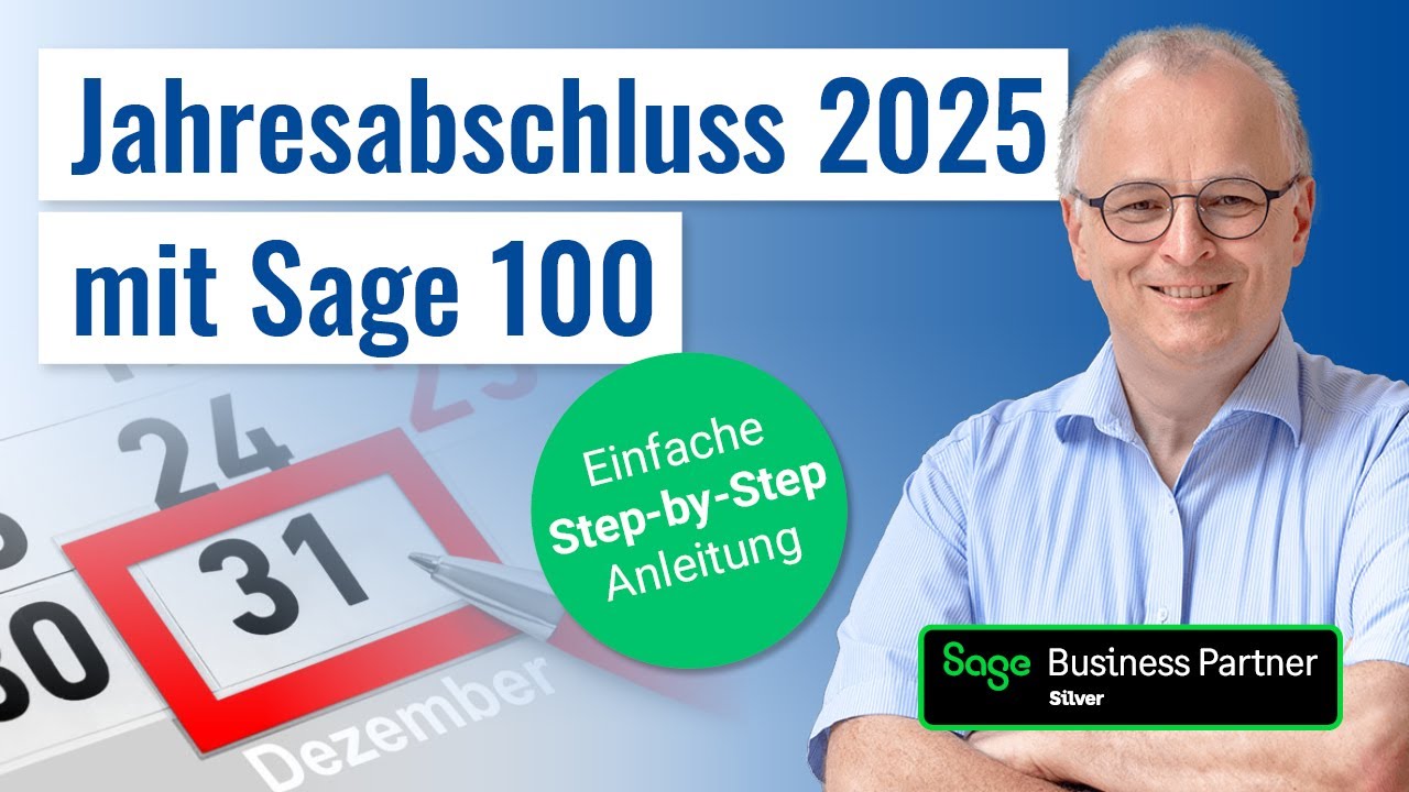 Sage 100 Jahreswechsel 2025/2026 und Ausblick bis 2027