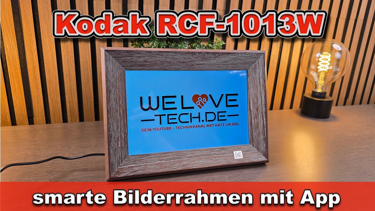 Kodak RCF‑1013W im Test – Smarter, digitaler 10″ Wi‑Fi Bilderrahmen mit Touchscreen & App Upload