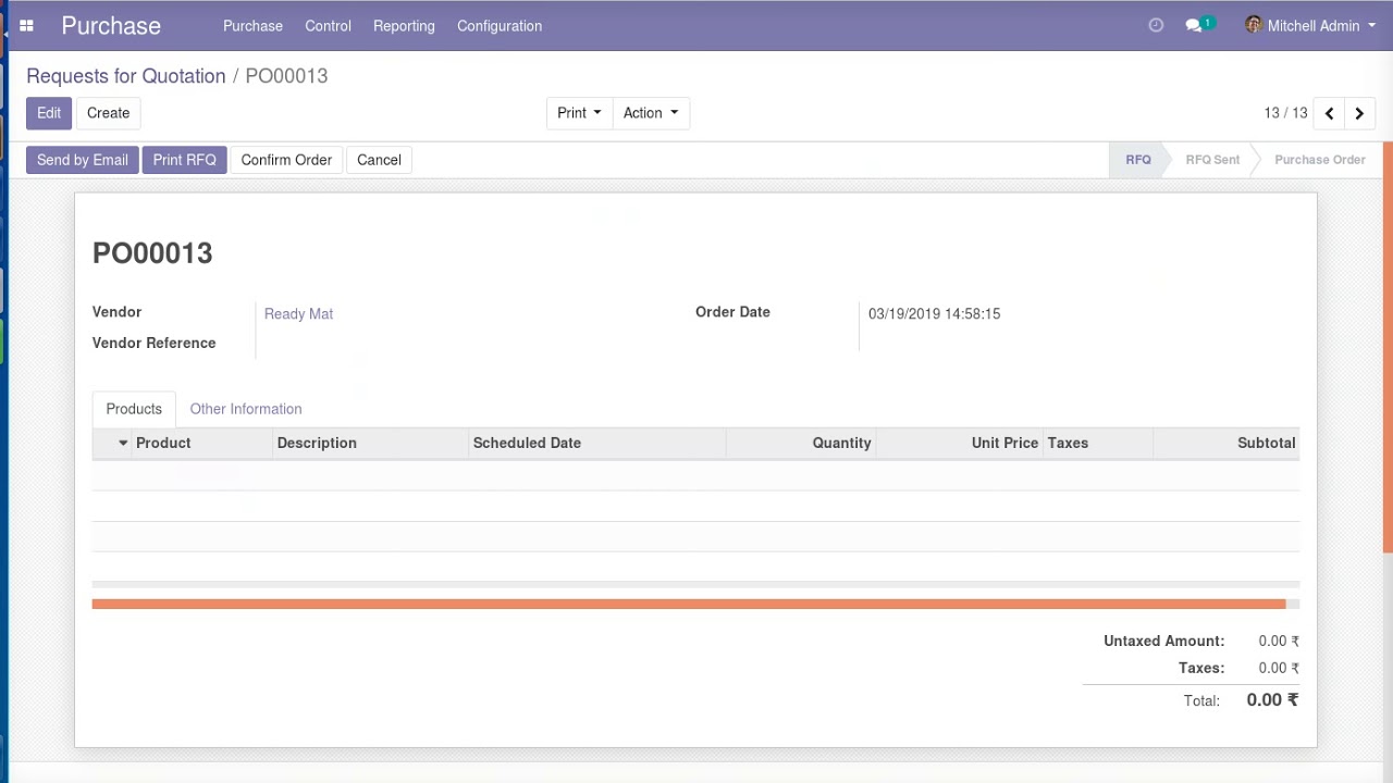How to Import Multiple Purchase Order Using CSV/XLS file | Odoo Apps Features #odoo #purchaseorder