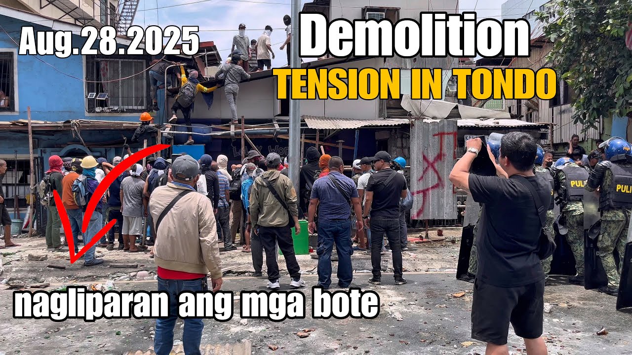 TENSYON OF DEMOLITION in TONDO MANILA|ABAD SANTOS AVE 