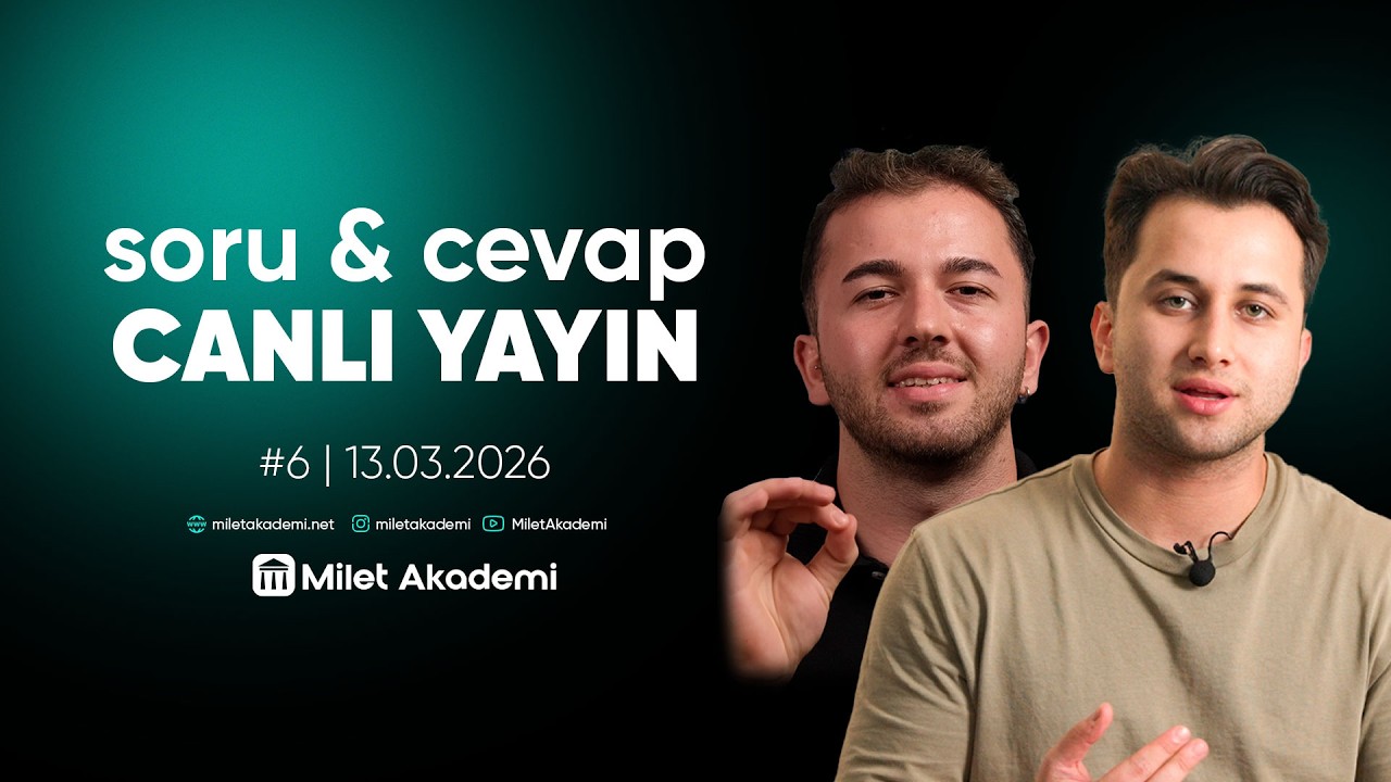 Soru Cevap Canlı Yayını | 13.03.2026